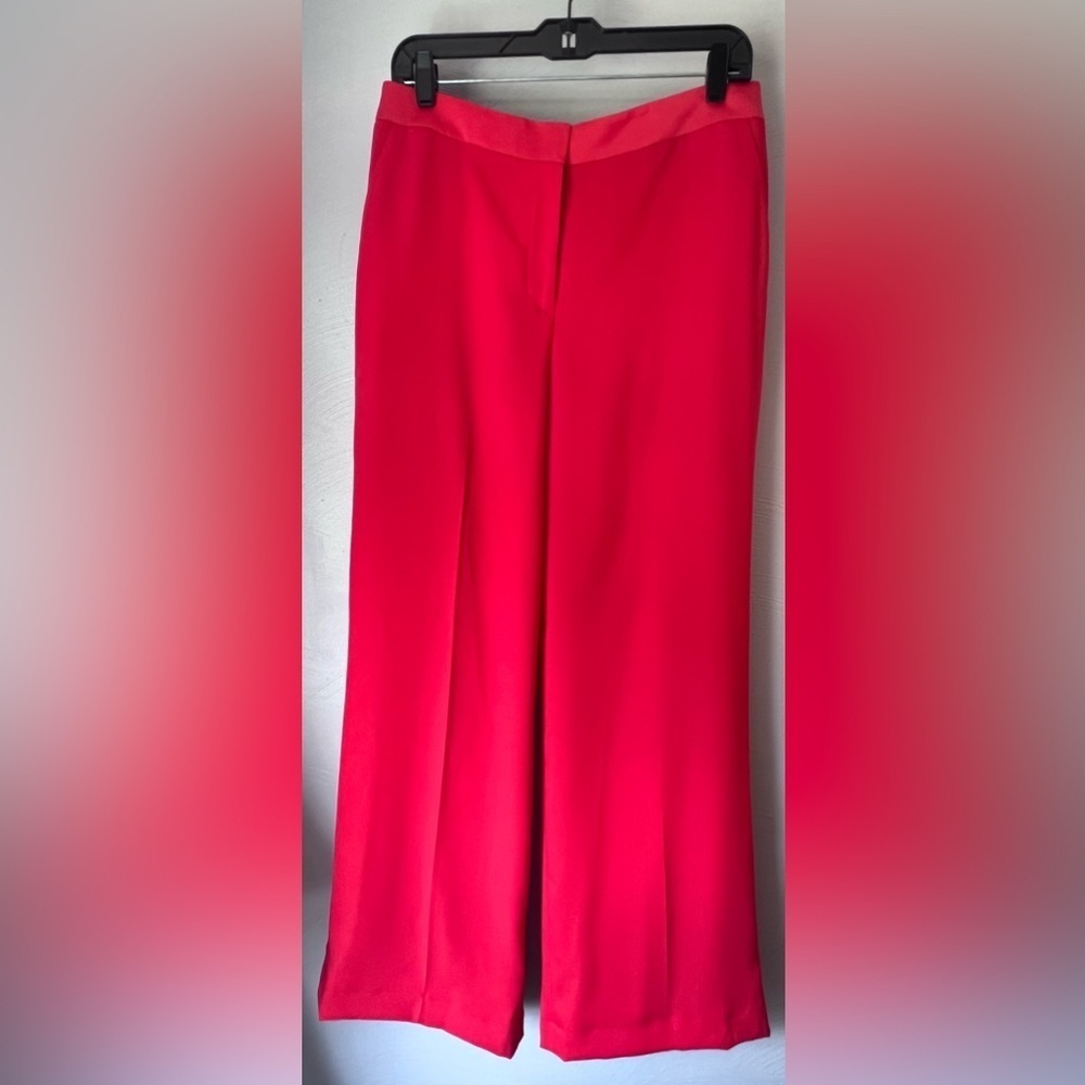 Boden Women’s Size 10L Wide Leg Trousers Camelia Red T0108
